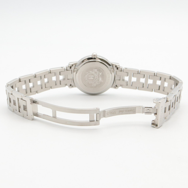 愛馬仕 Clipper 系列腕錶，不鏽鋼材質，女士款，藍色 (CL4.210)-3