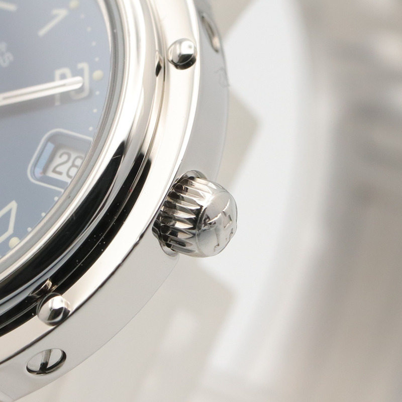 愛馬仕 Clipper 系列腕錶，不鏽鋼材質，女士款，藍色 (CL4.210)-5