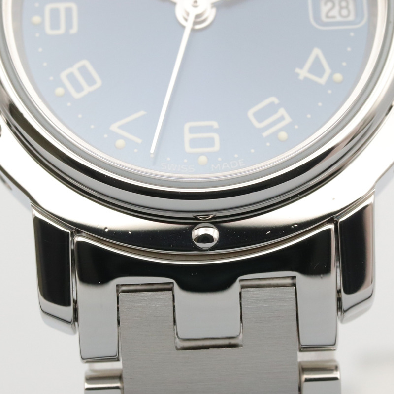 愛馬仕 Clipper 系列腕錶，不鏽鋼材質，女士款，藍色 (CL4.210)-11