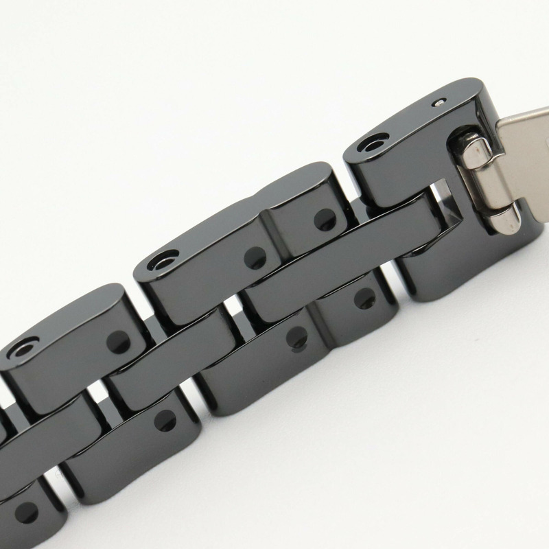 香奈兒 J12 XS 鑽石錶圈腕錶，陶瓷錶殼，鑲鑽，女士腕錶，黑色，H5235-13