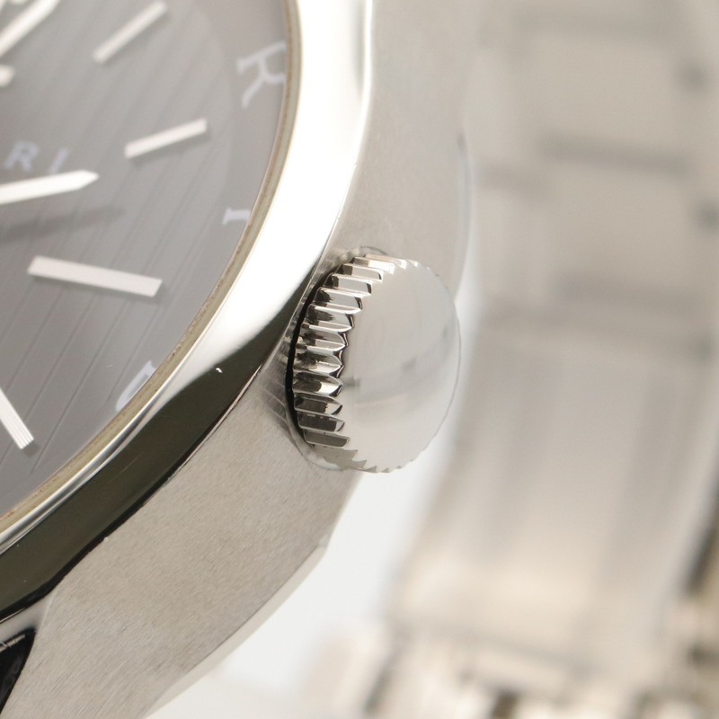 寶格麗 (Bulgari) Solo Tempo 系列腕錶，精鋼材質，男士腕錶，黑色，型號 ST37S-5