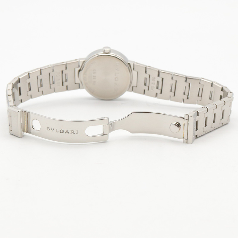 寶格麗 (Bulgari) BVLGARI 女士黑色不鏽鋼腕錶 BB23SS-3