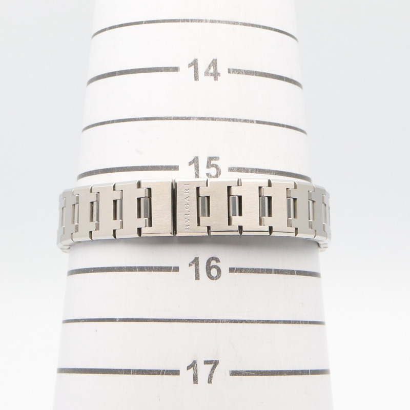 寶格麗 (Bulgari) BVLGARI 女士黑色不鏽鋼腕錶 BB23SS-6
