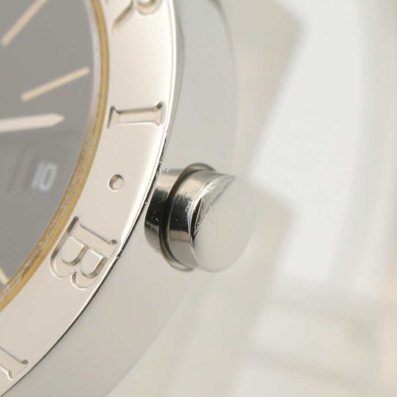 寶格麗 (Bulgari) BVLGARI 女士黑色不鏽鋼腕錶 BB26SSD-5