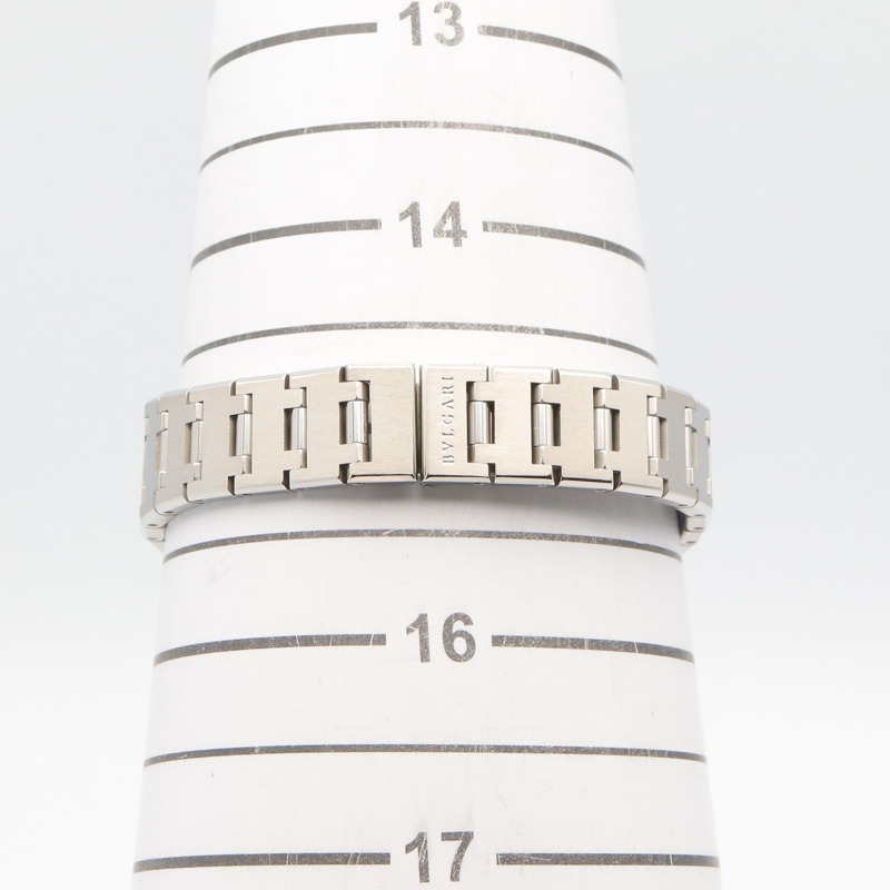 寶格麗 (Bulgari) BVLGARI 女士黑色不鏽鋼腕錶 BB26SSD-6