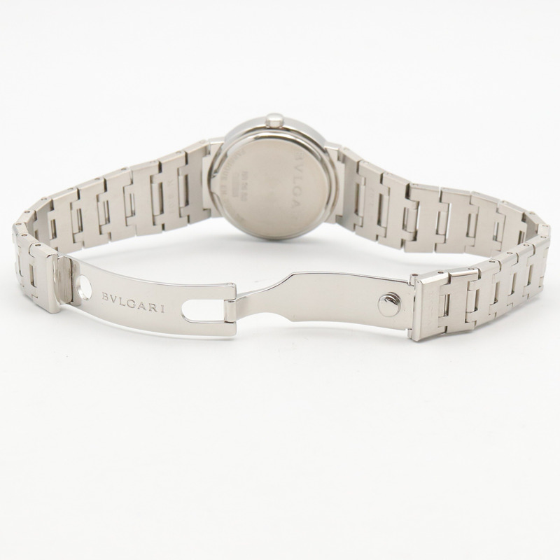 寶格麗 (Bulgari) BVLGARI 女士黑色不鏽鋼腕錶 BB26SS-3