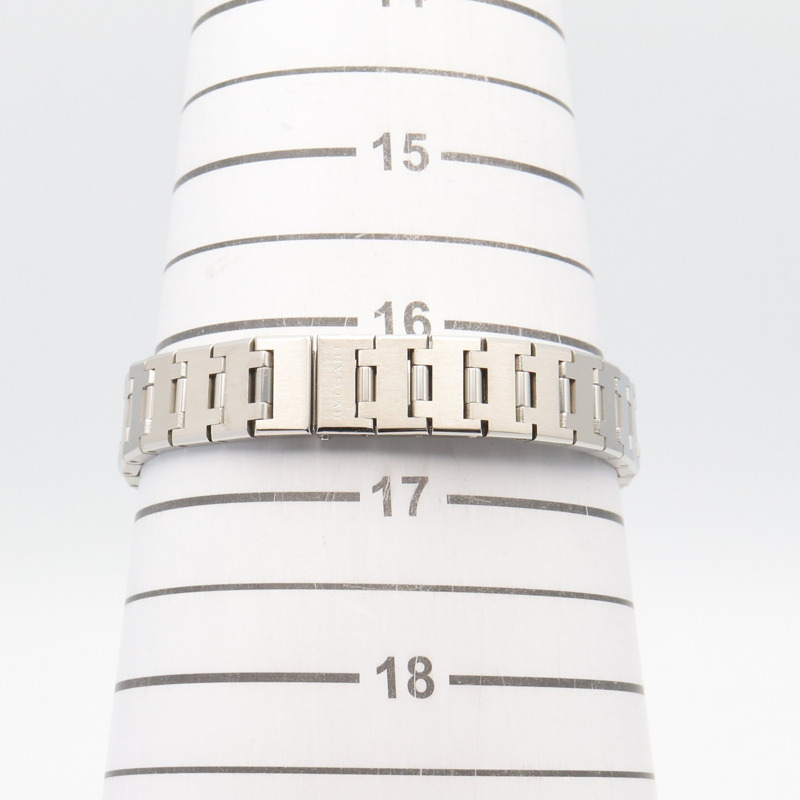 寶格麗 (Bulgari) BVLGARI 女士黑色不鏽鋼腕錶 BB26SS-6