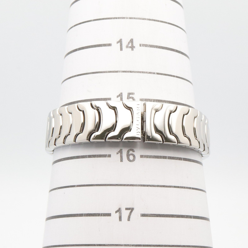 寶格麗 (Bulgari) Solo Tempo 系列腕錶，不鏽鋼材質，女士款，白色 (ST29S)-6