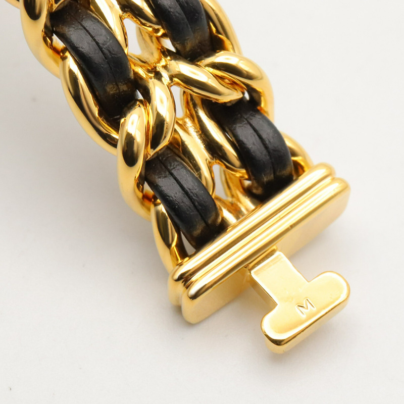 香奈兒 (Chanel) CHANEL Première M 系列腕錶，鍍金皮革錶帶，女士款，黑色，H0001-11