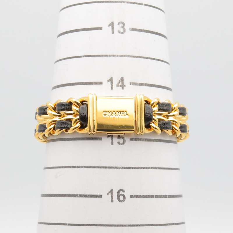 香奈兒 (Chanel) CHANEL Première M 系列腕錶，鍍金皮革錶帶，女士款，黑色，H0001-7