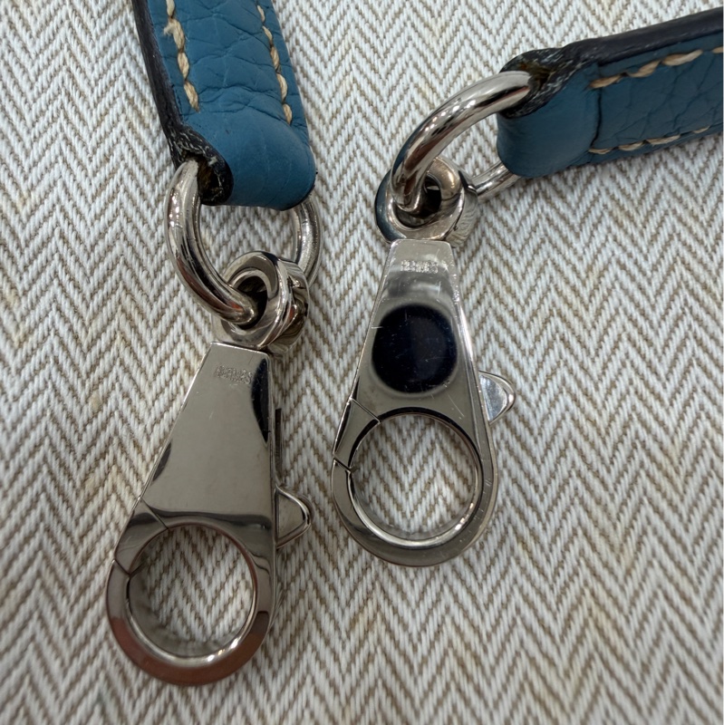 hermes 愛馬仕 bolide 35 松石藍 牛仔藍 保齡包 手提包 肩背包 側背包 斜背包-33