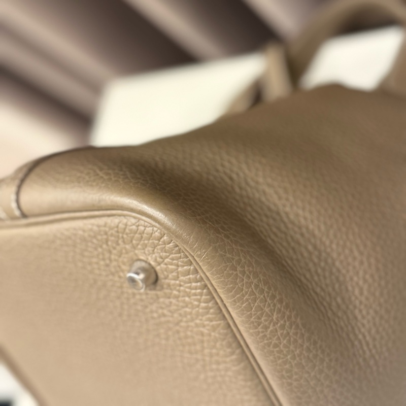 （超級美包🥂）HERMES 愛馬仕 大象灰Picotin 22 MM 菜籃子 W刻 銀扣-6