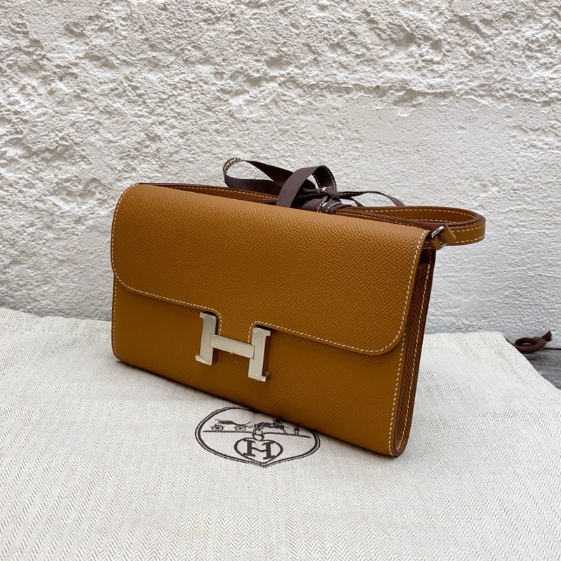 閒置品Hermes/愛馬仕costance to go 康康to go 金棕銀扣-2