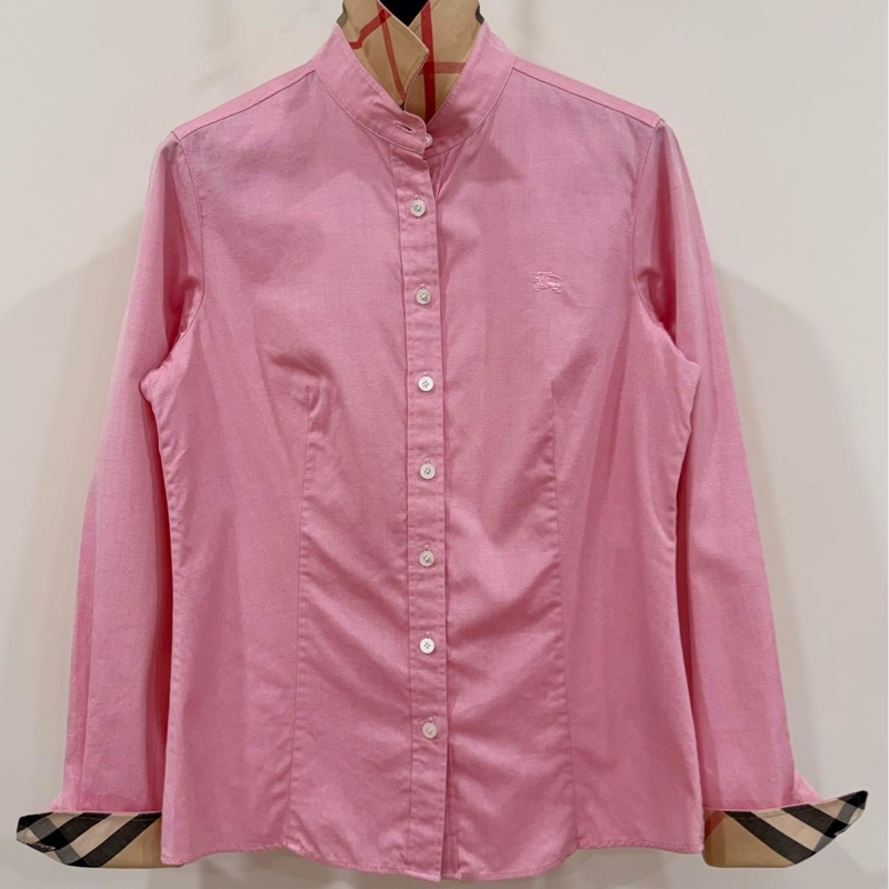 BURBERRY 倫敦 反折經典格紋戰馬襯衫-2