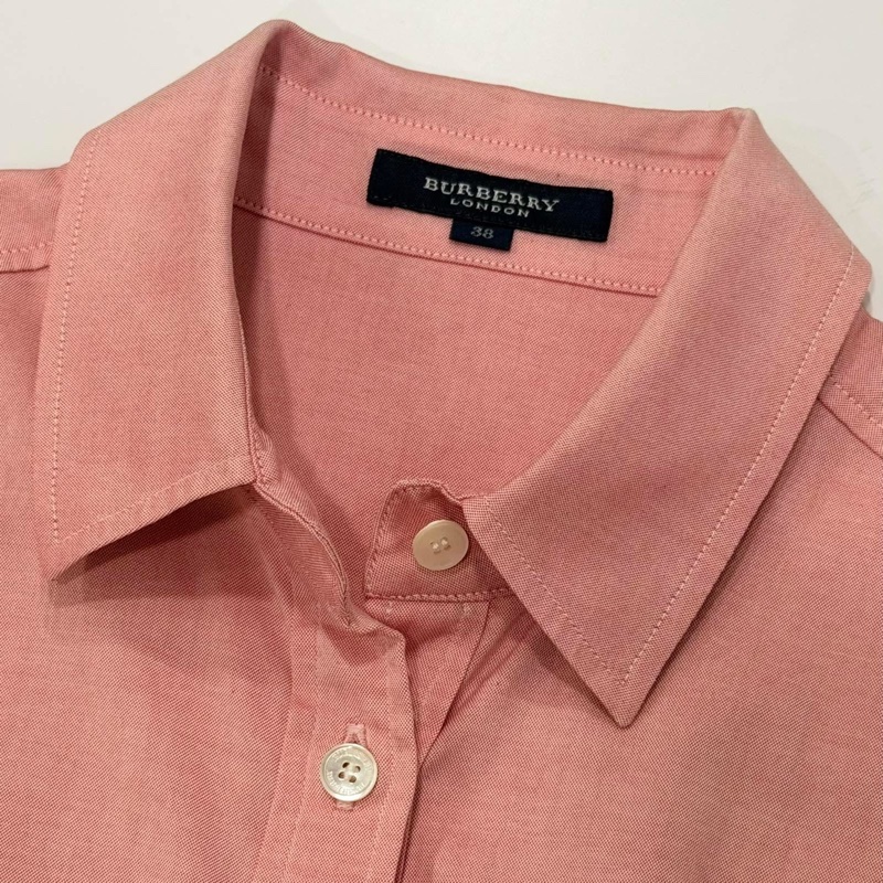 BURBERRY 倫敦 反折經典格紋戰馬襯衫-8