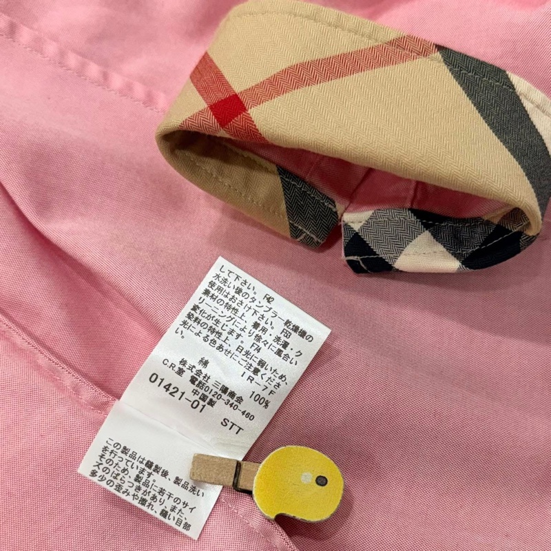 BURBERRY 倫敦 反折經典格紋戰馬襯衫-9