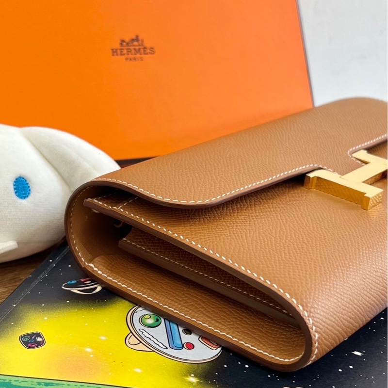 Hermes 愛馬仕 康康To Go 金棕 金扣 Epsom皮 -4