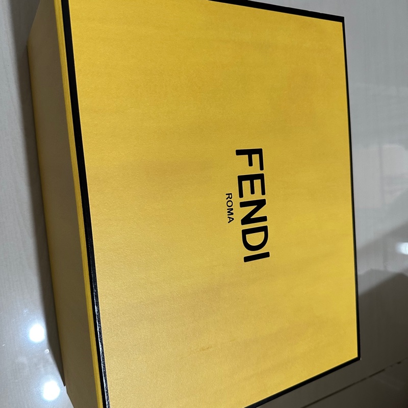 Fendi 咖啡色牛皮Kan I F Zucca中號手提兩用肩背包-4