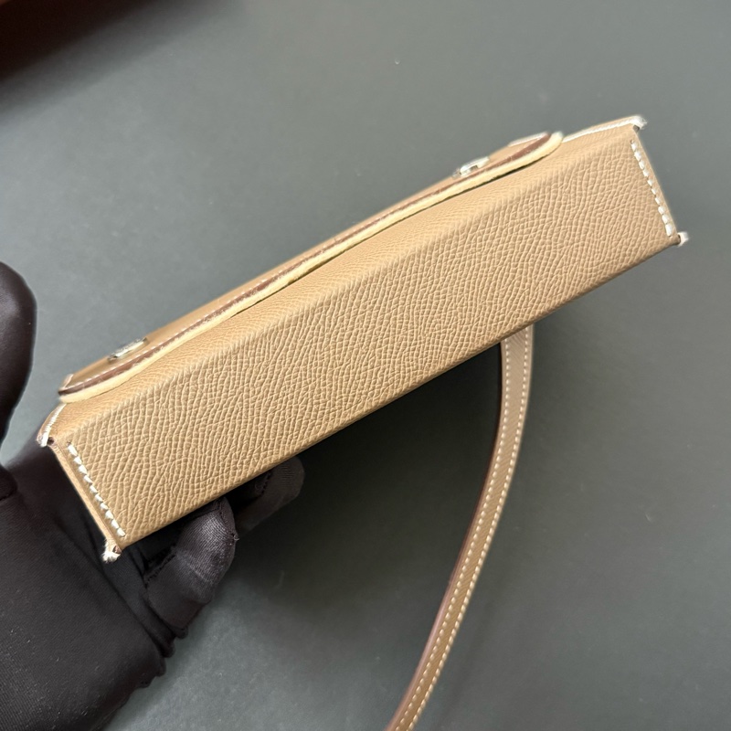 Hermes Snap Wallet Etoupe 大象灰 Epsom皮肩背包 k刻-2