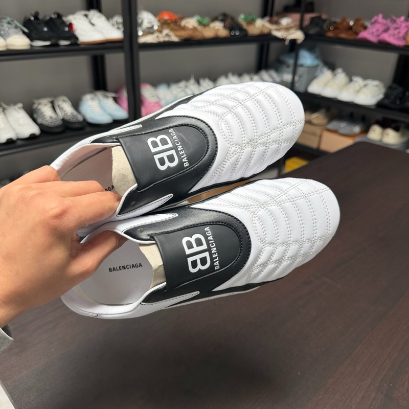 Balenciaga巴黎世家 Zen 足球鞋 薄底鞋 黑白 37碼-3