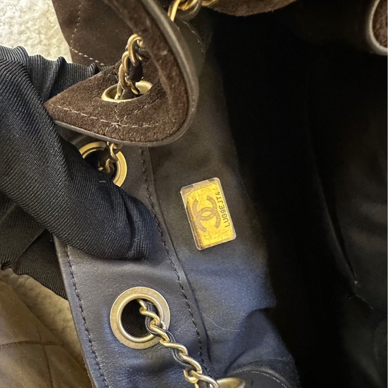 CHANEL香奈兒25 bag迷你 深棕麂皮 2026早春系列 腋下包 熱門款 購於26年1月-6