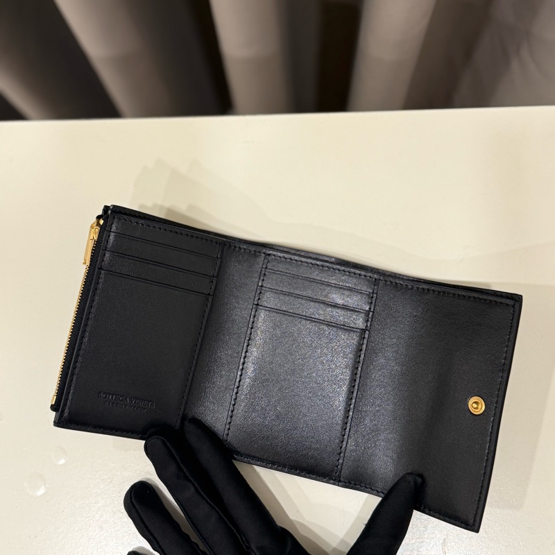 Bottega Veneta寶緹嘉 編織三折短夾-4