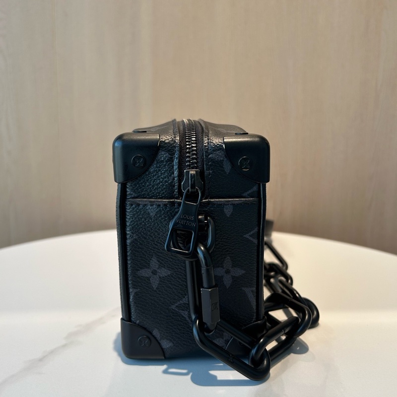 Louis Vuitton 路易威登 softtrunk黑武士軟盒子包 芯片款 🈚附件-2