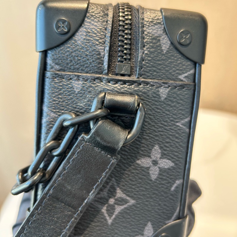 Louis Vuitton 路易威登 softtrunk黑武士軟盒子包 芯片款 🈚附件-9
