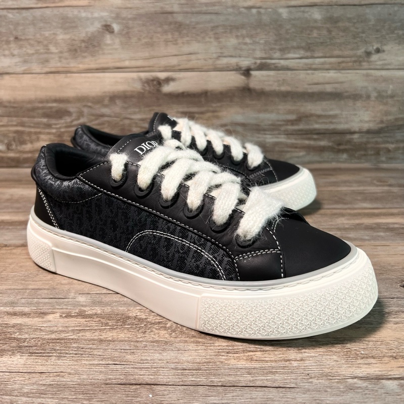 Dior 迪奧 B33 休閒鞋 黑色 黑白 41碼-1