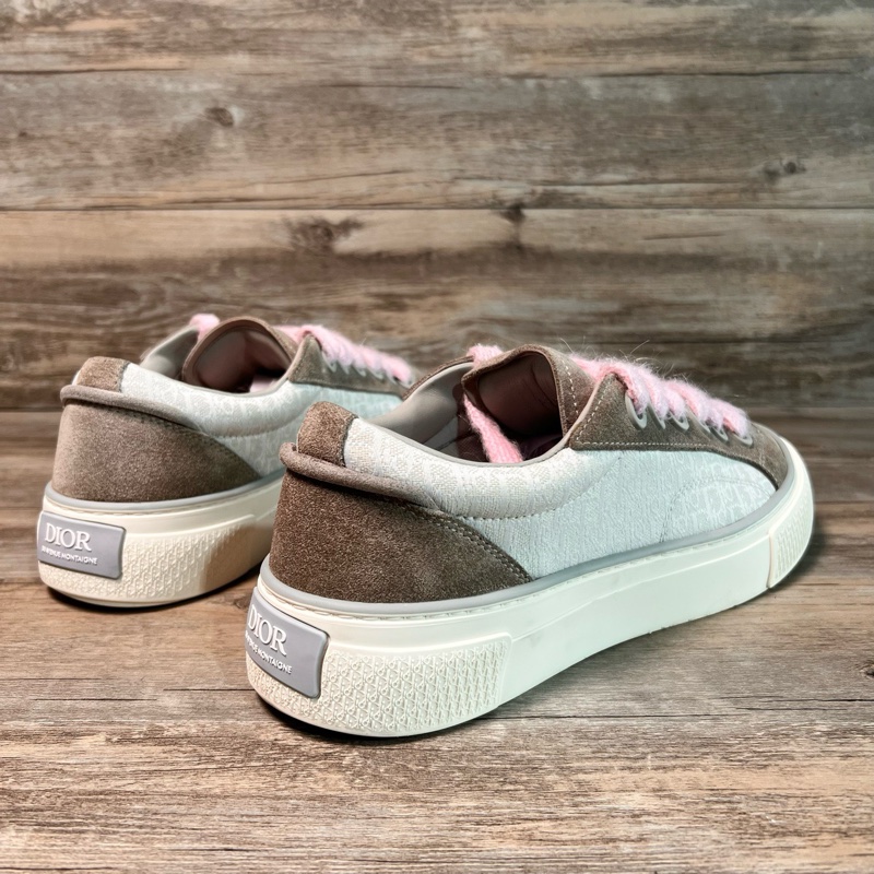 DIOR 迪奧 B33 白棕粉 白粉 低幫 休閒鞋 42碼-2