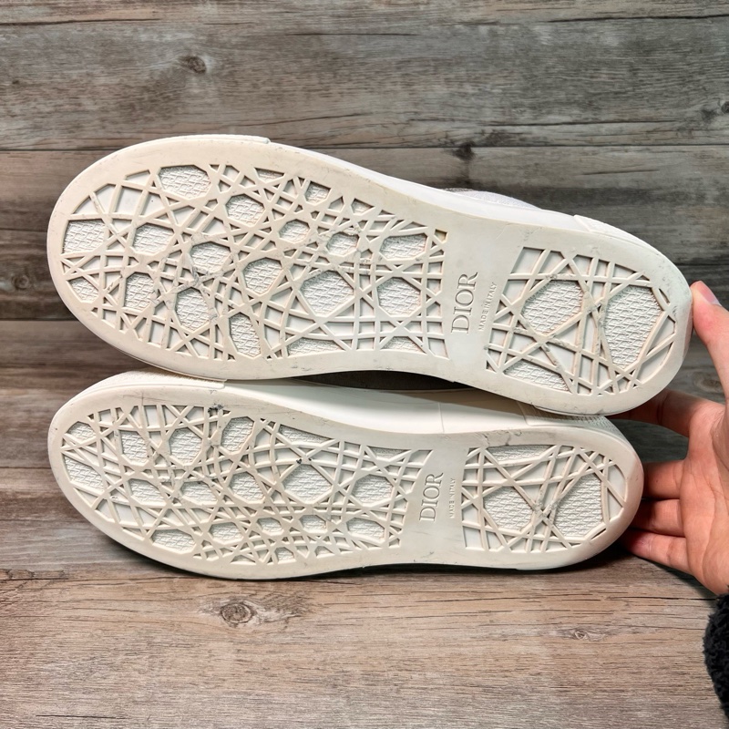 DIOR 迪奧 B33 白棕粉 白粉 低幫 休閒鞋 42碼-5