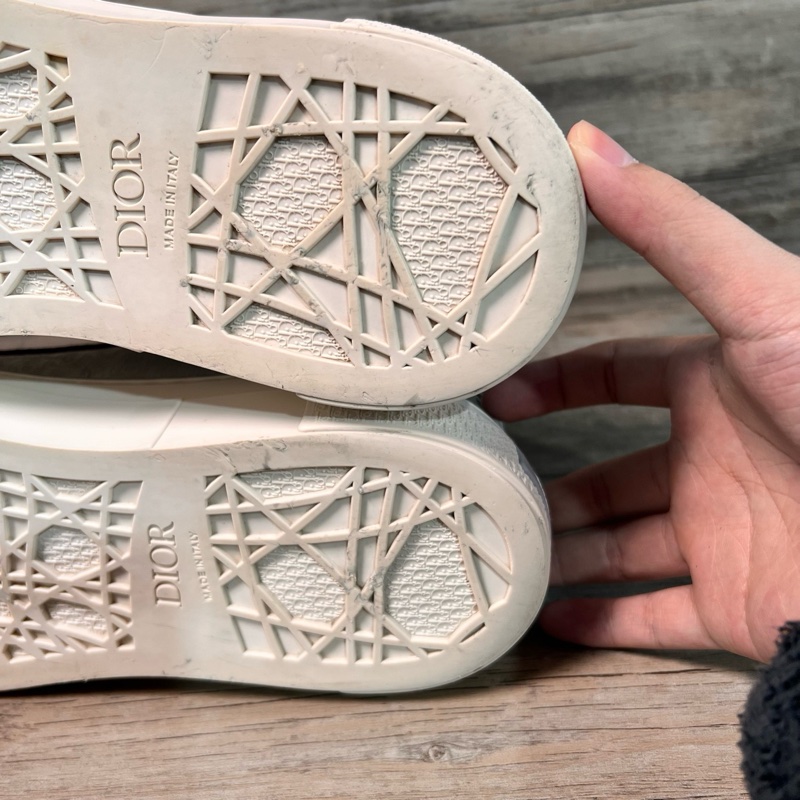 DIOR 迪奧 B33 白棕粉 白粉 低幫 休閒鞋 42碼-6