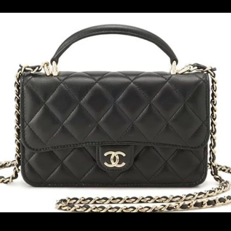 Chanel handle mini 手機包-5