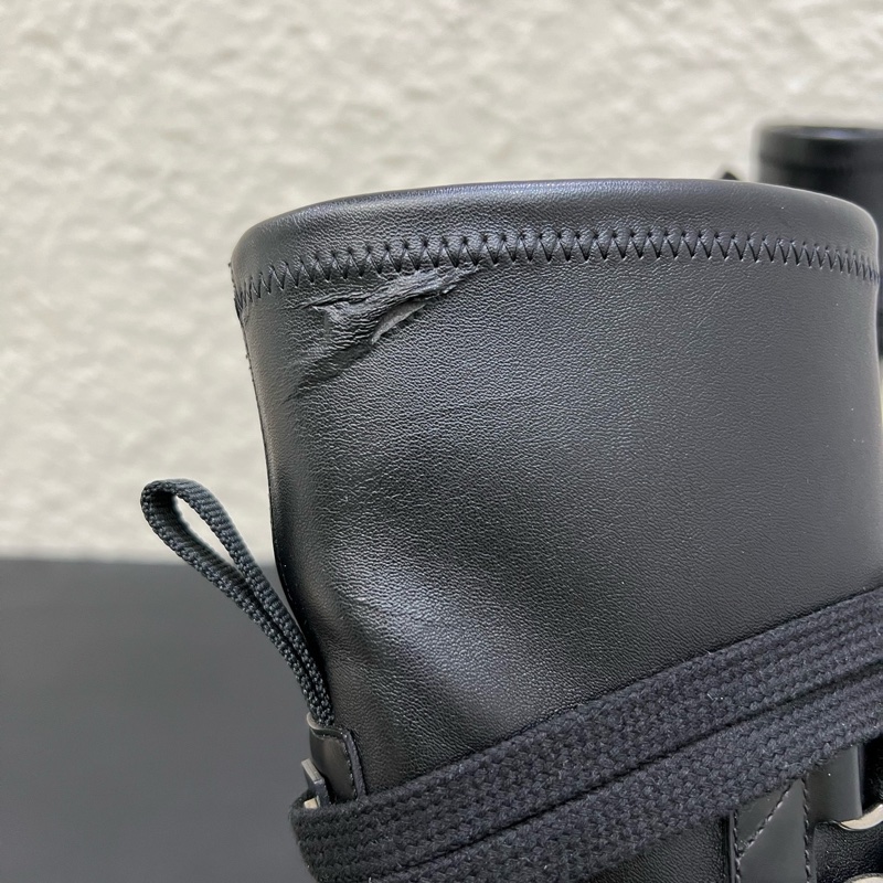 98新️Dior迪奧D-Fight系列系帶短靴女款 黑色 35碼-6