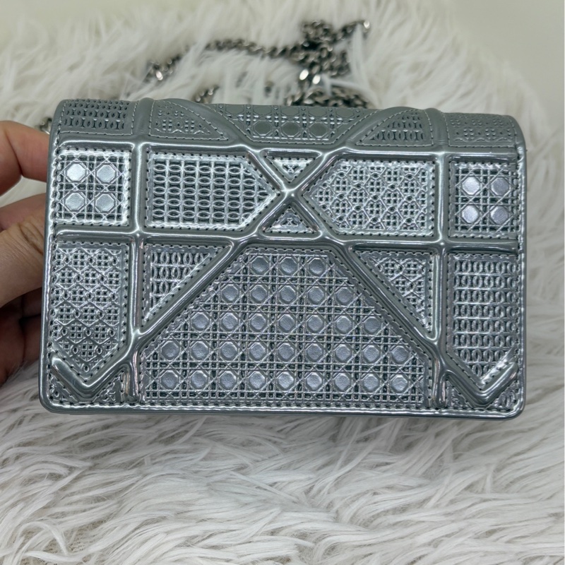 Dior迪奧盾牌鏈條包 mini-2