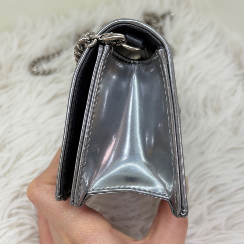 Dior迪奧盾牌鏈條包 mini-3
