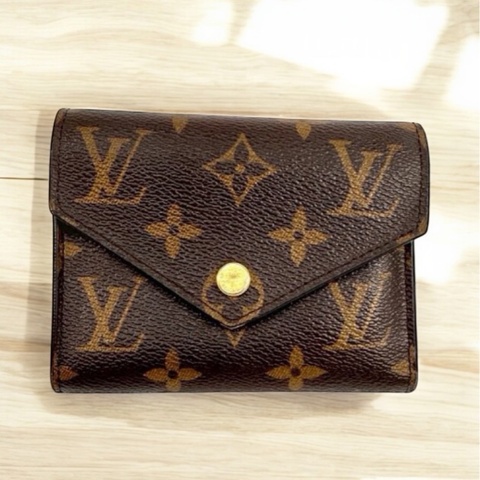 Louis Vuitton M62472老花金釦三折短夾