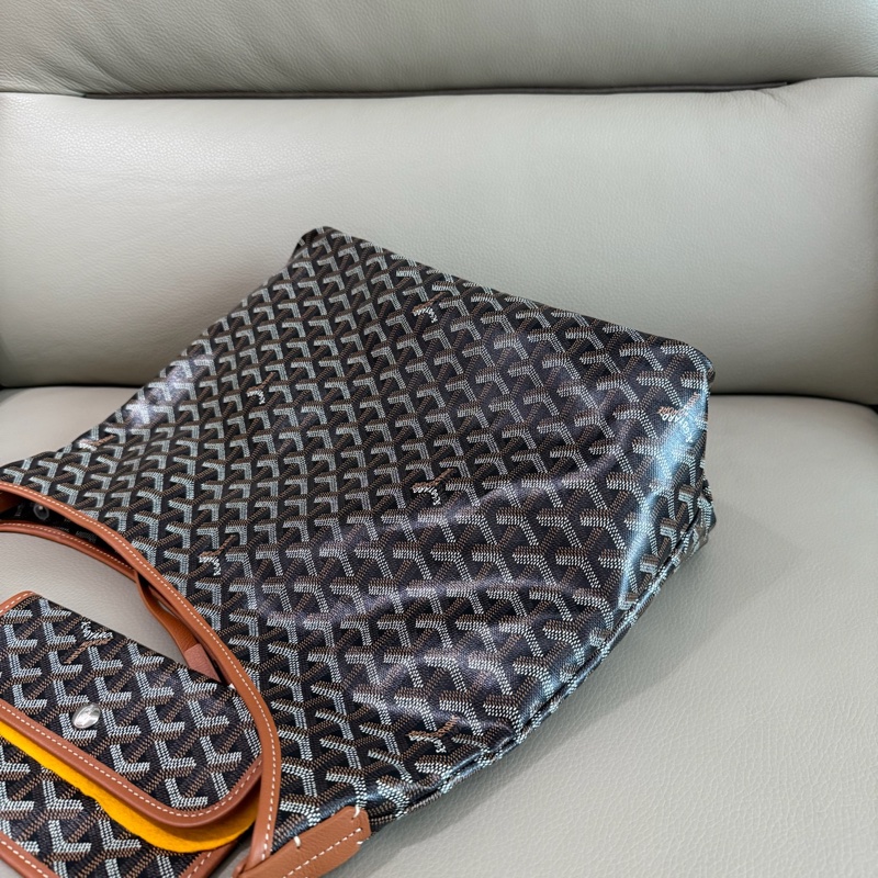 「M.Y精品」 G家 戈雅 hobo 棕黑色-6