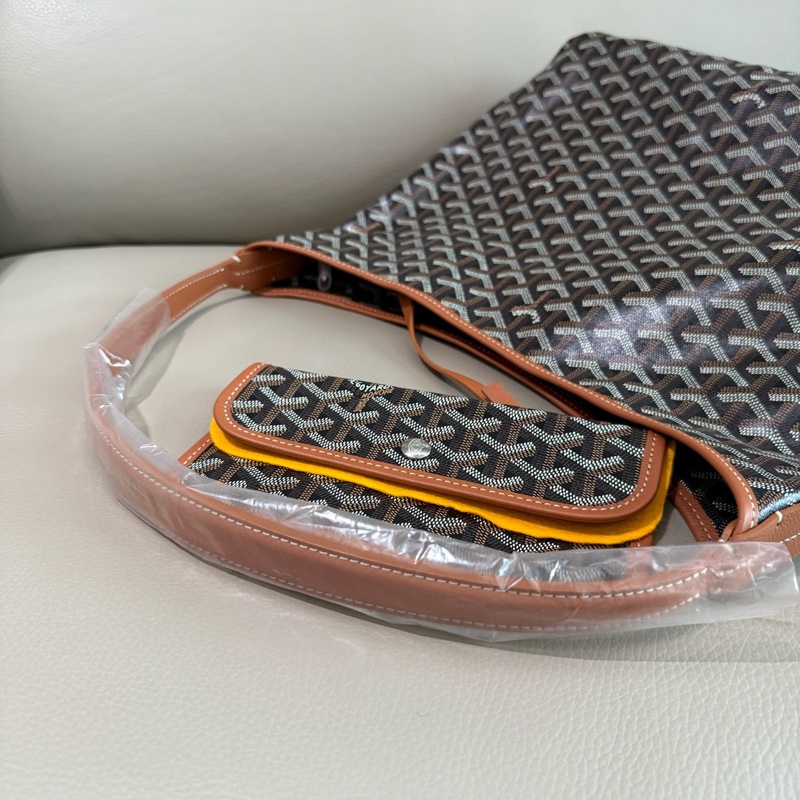 「M.Y精品」 G家 戈雅 hobo 棕黑色-8