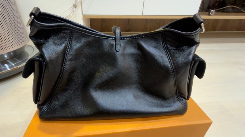 Louis Vuitton CarryAll Cargo PM 黑色小羊皮手袋 9.5新很少使用！-2