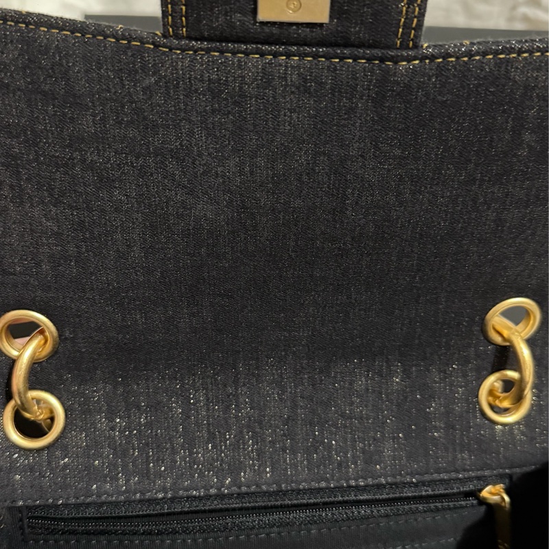 Chanel 絕版牛仔後背包-6