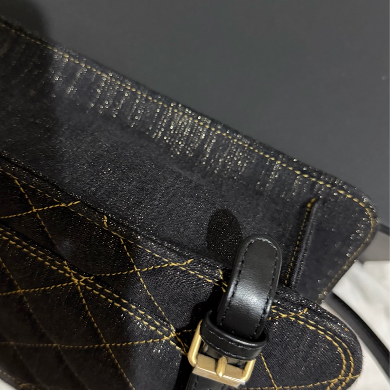 Chanel 絕版牛仔後背包-9