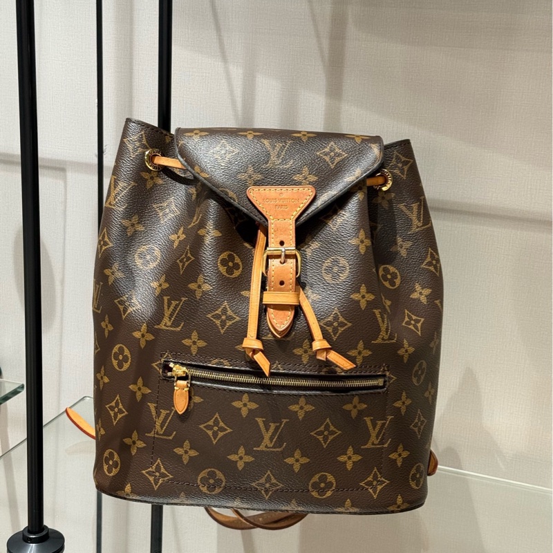 Lv 雙肩背包老花-1