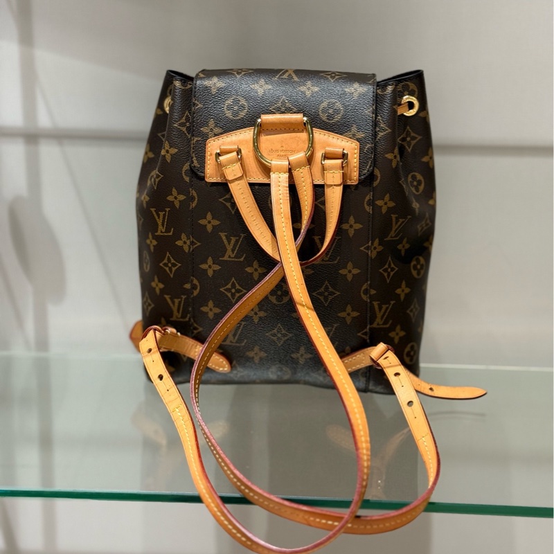 Lv 雙肩背包老花-2