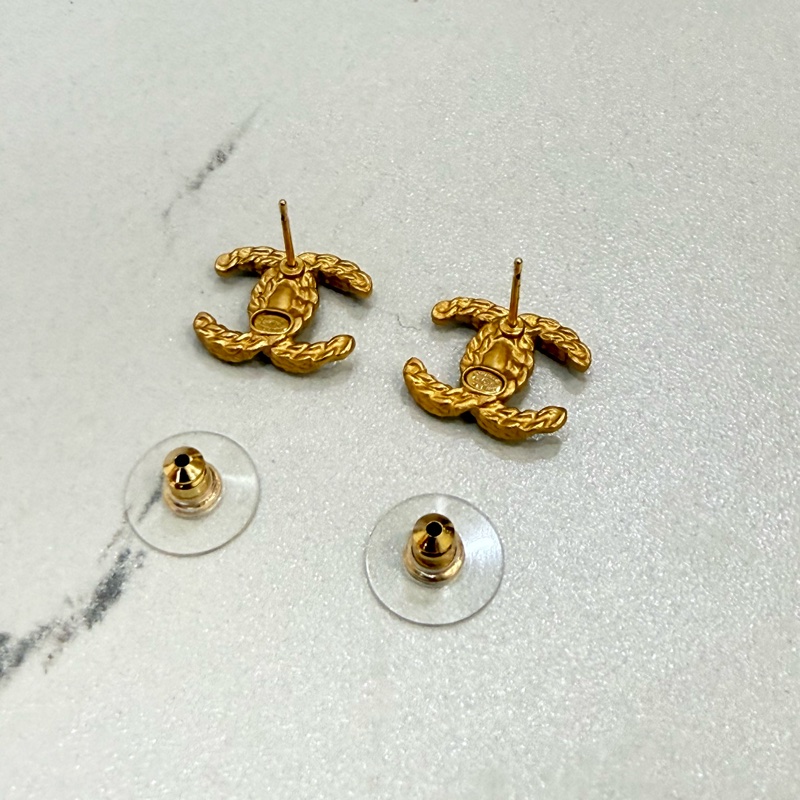 Chanel 20年限定 彩石復古耳環-3