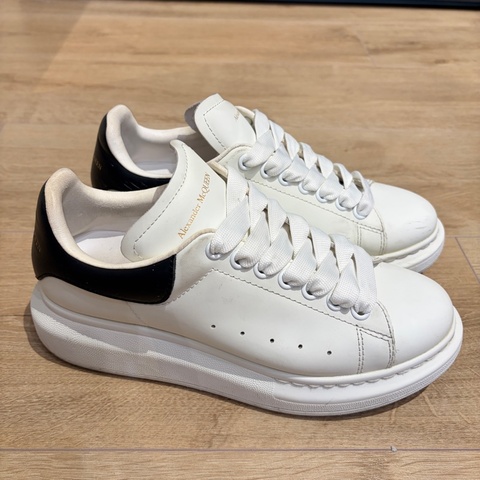 ALEXANDER MCQUEEN MCQ 麥昆 運動鞋 休閒鞋 厚底鞋 白色 黑尾