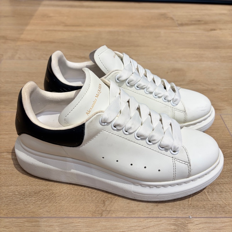 ALEXANDER MCQUEEN MCQ 麥昆 運動鞋 休閒鞋 厚底鞋 白色 黑尾-0