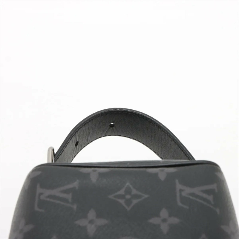 路易威登男士RFID防護Monogram Eclipse收納櫃洗漱包皮革副手包手提包-5