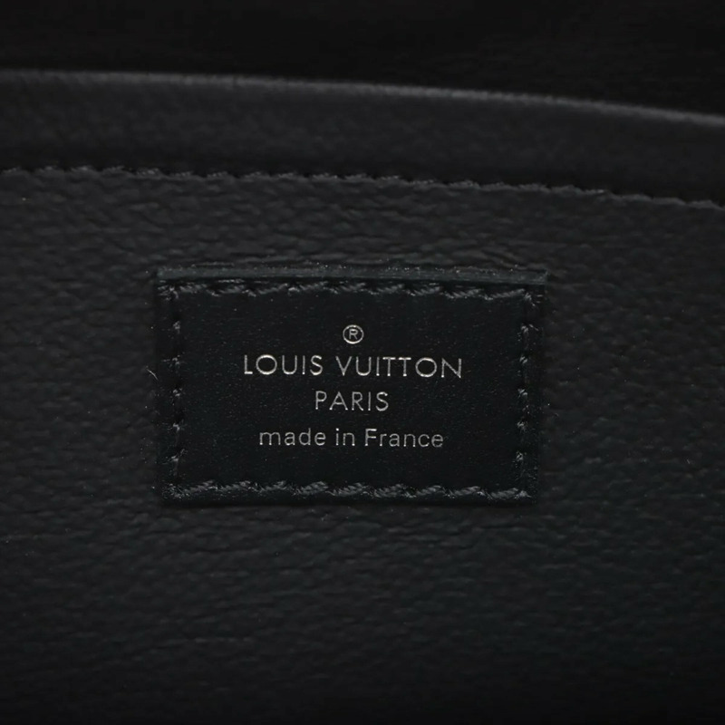 路易威登男士RFID防護Monogram Eclipse收納櫃洗漱包皮革副手包手提包-8