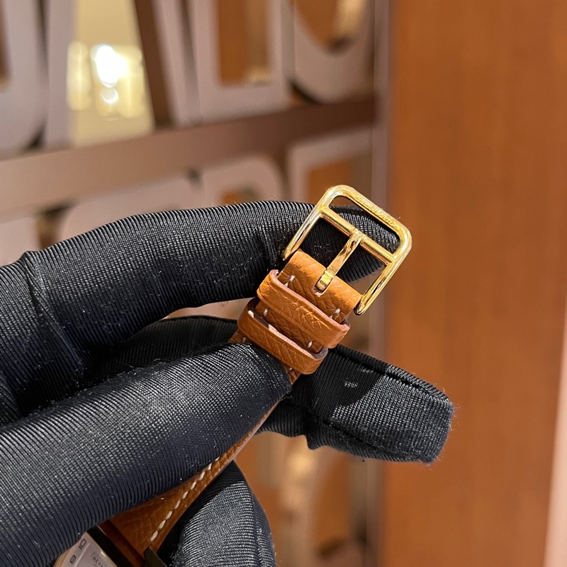 Hermes • Heure H 金棕金石英腕錶 21 附盒-5
